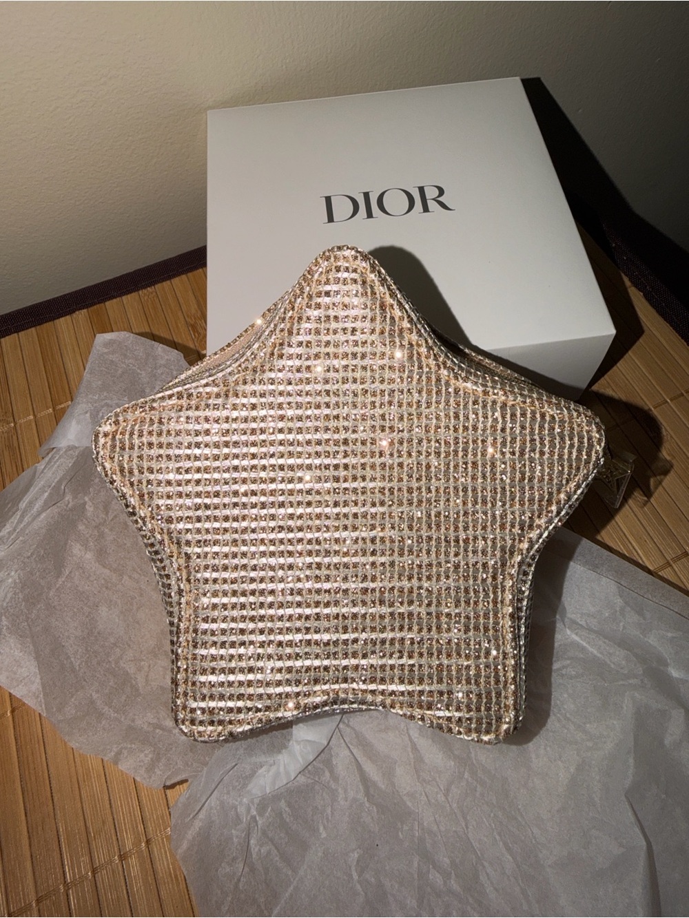 Dior Metallic Gold Star Mini Bag - Picture 5 of 5